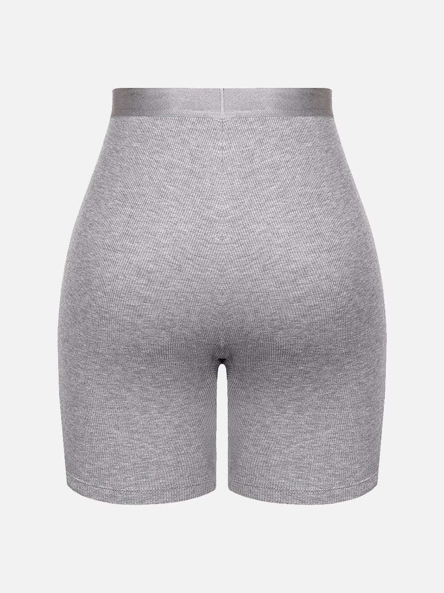 Cotton Ribbed Shorts