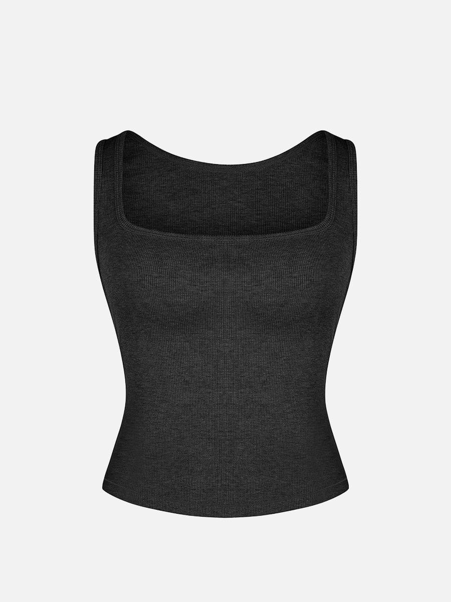 Cotton Ribbed Tank Top