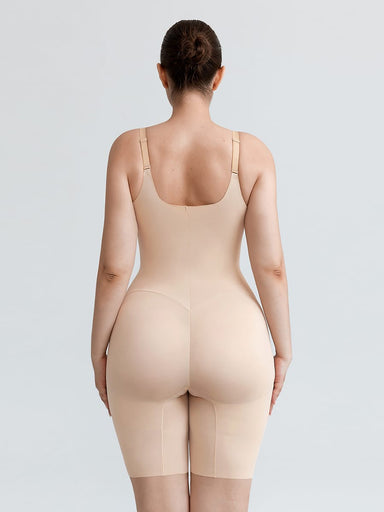 Liquid LYCRA V-Neck Boyshort Bodysuit