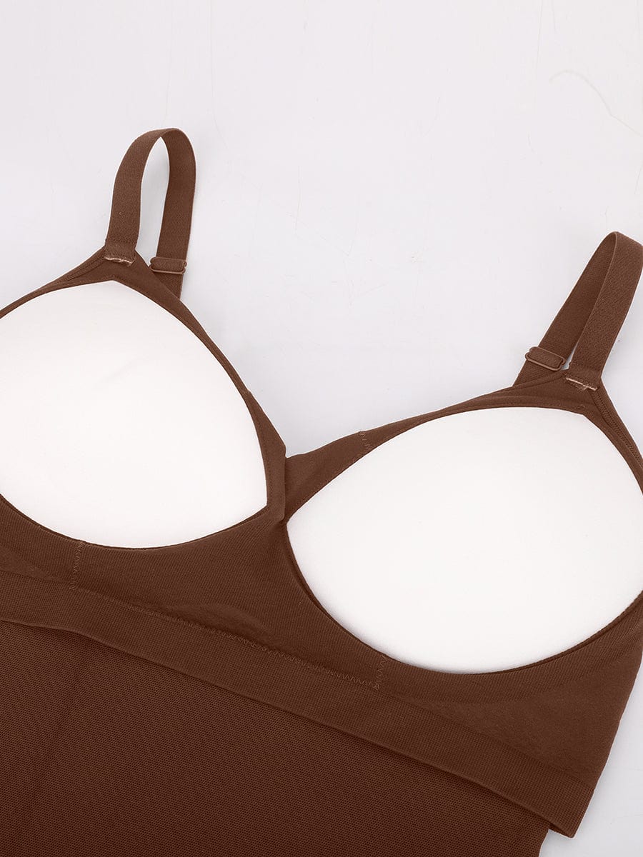 Built-in Bra Waist and Tummy Control Bodysuit