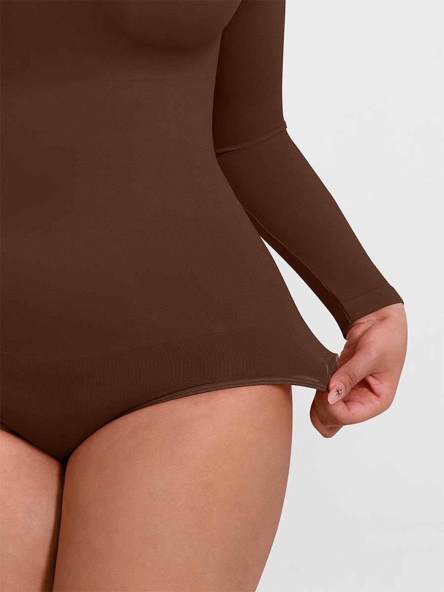 Crew Neck Long-Sleeve Bodysuit
