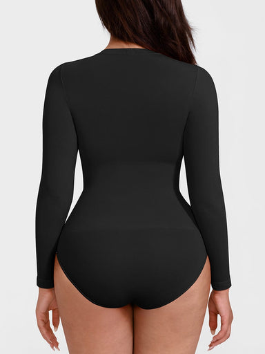 Crew Neck Long-Sleeve Bodysuit