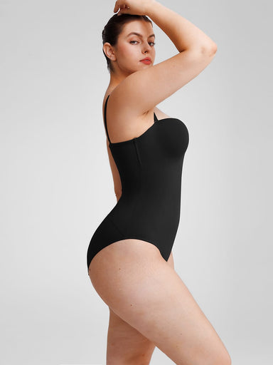 Underwire Half Cup Push-Up Bodysuit