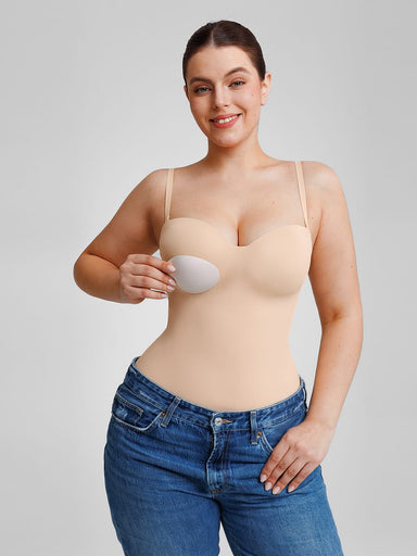 Underwire Half Cup Push-Up Bodysuit