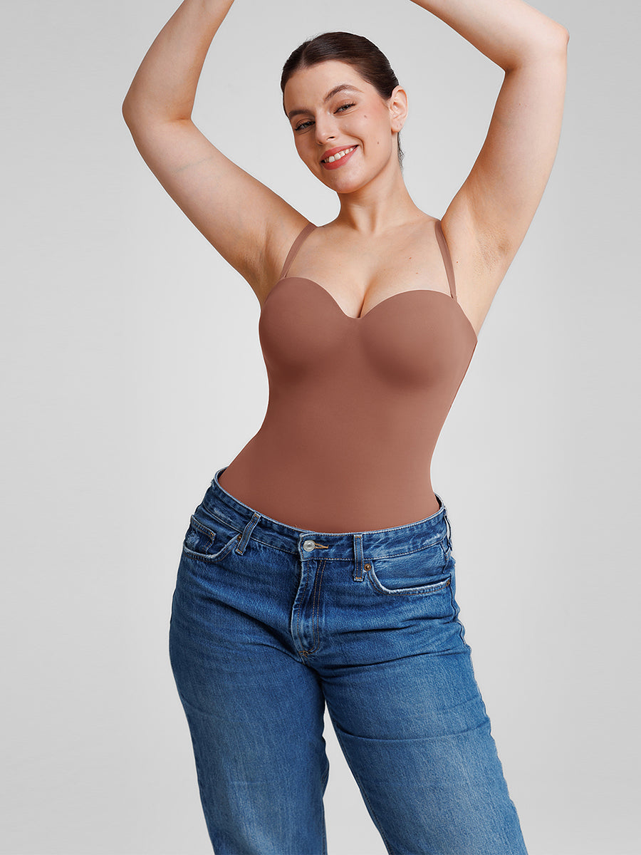 Underwire Half Cup Push-Up Bodysuit