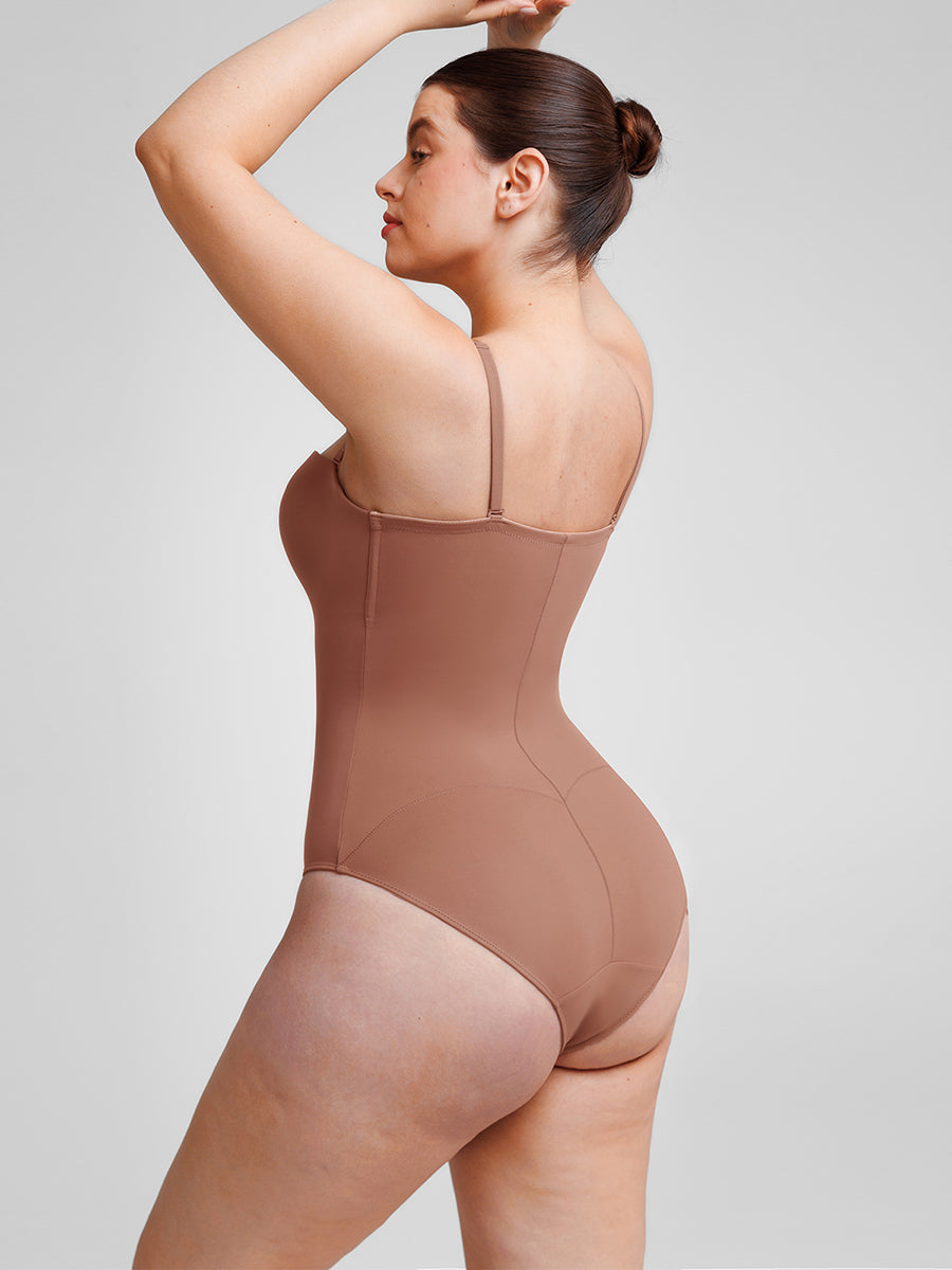 Underwire Half Cup Push-Up Bodysuit