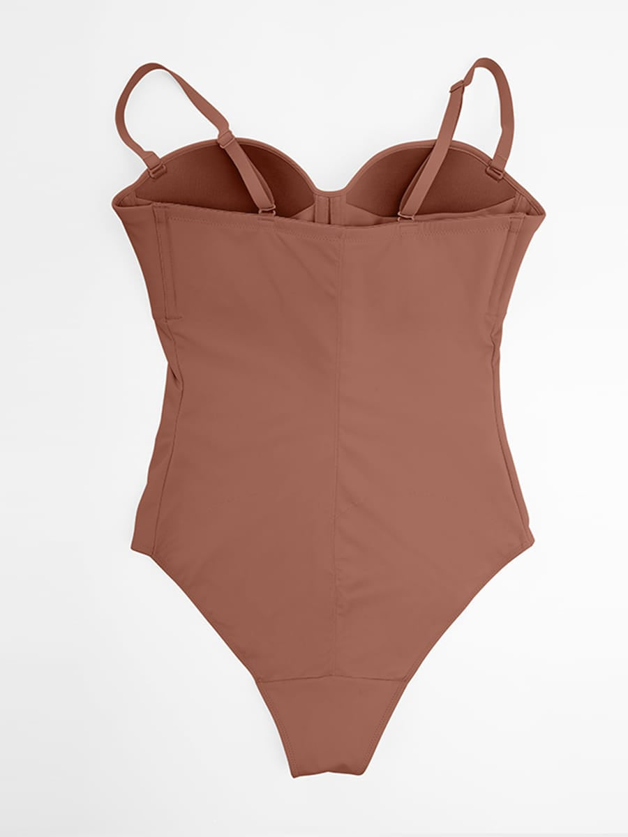 Underwire Half Cup Push-Up Bodysuit