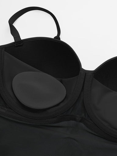 Underwire Half Cup Push-Up Bodysuit