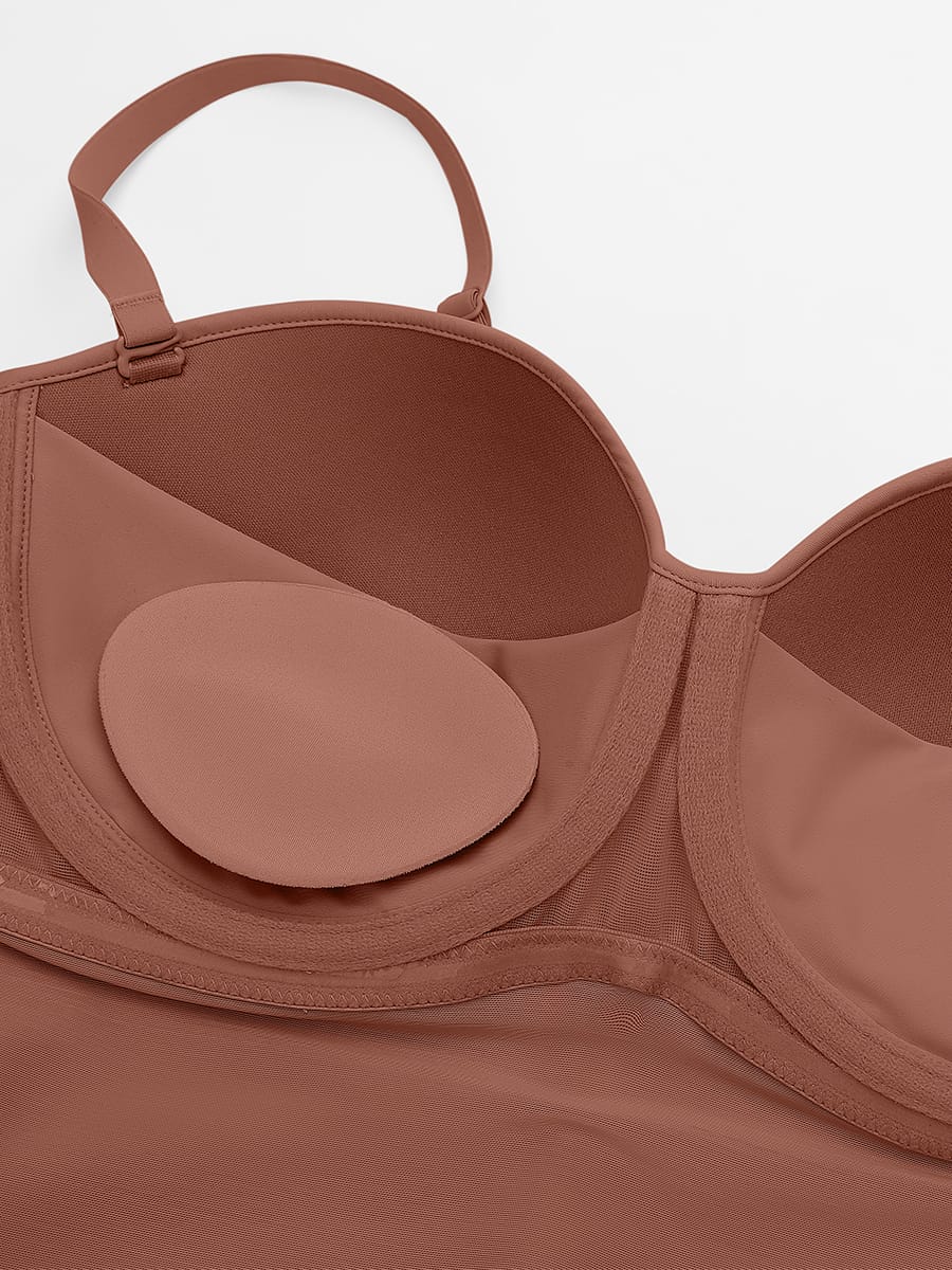 Underwire Half Cup Push-Up Bodysuit