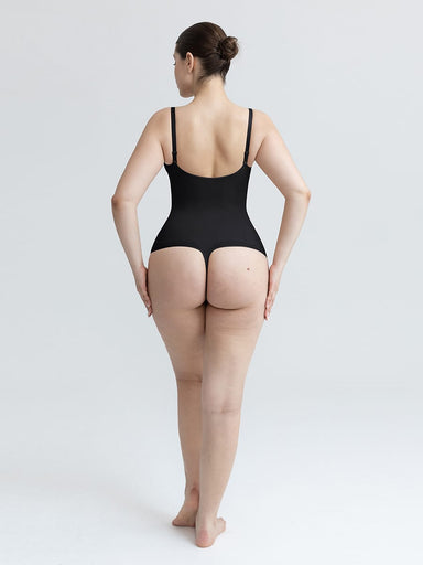 Soft Ruched Thong Bodysuit