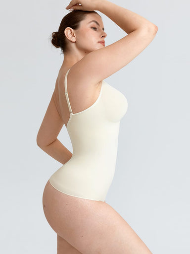 Soft Ruched Thong Bodysuit