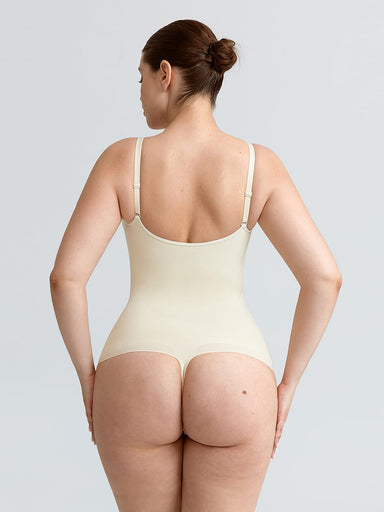 Soft Ruched Thong Bodysuit