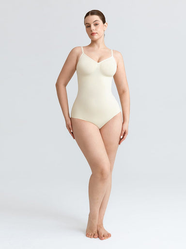 Soft Ruched Thong Bodysuit