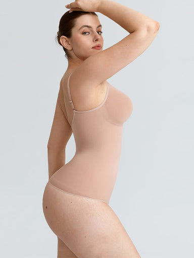 Soft Ruched Thong Bodysuit
