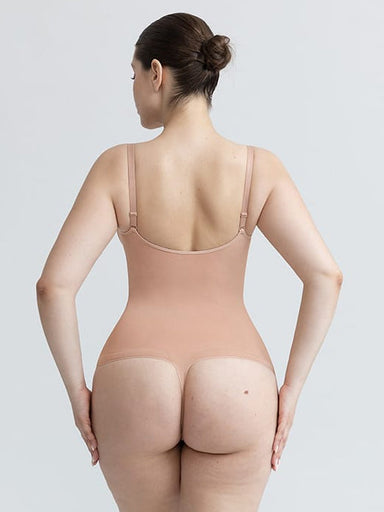 Soft Ruched Thong Bodysuit