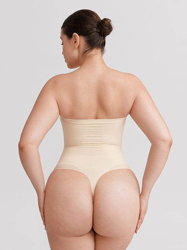Strapless Pleated Bust Bodysuit