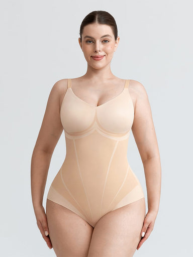Liquid LYCRA V-Neck Bodysuit