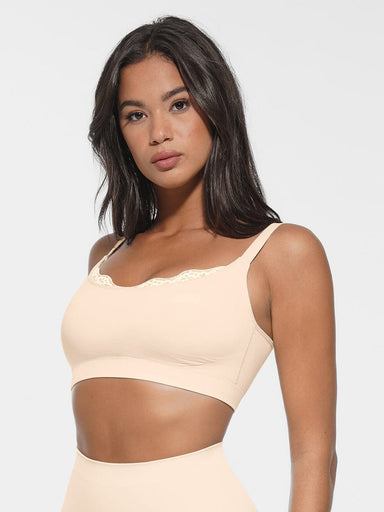 Seamless Scoop Neck Bralette
