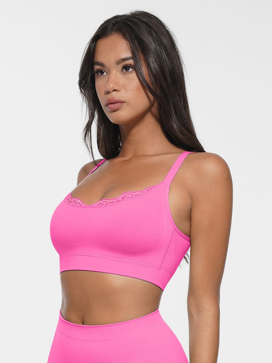 Seamless Scoop Neck Bralette
