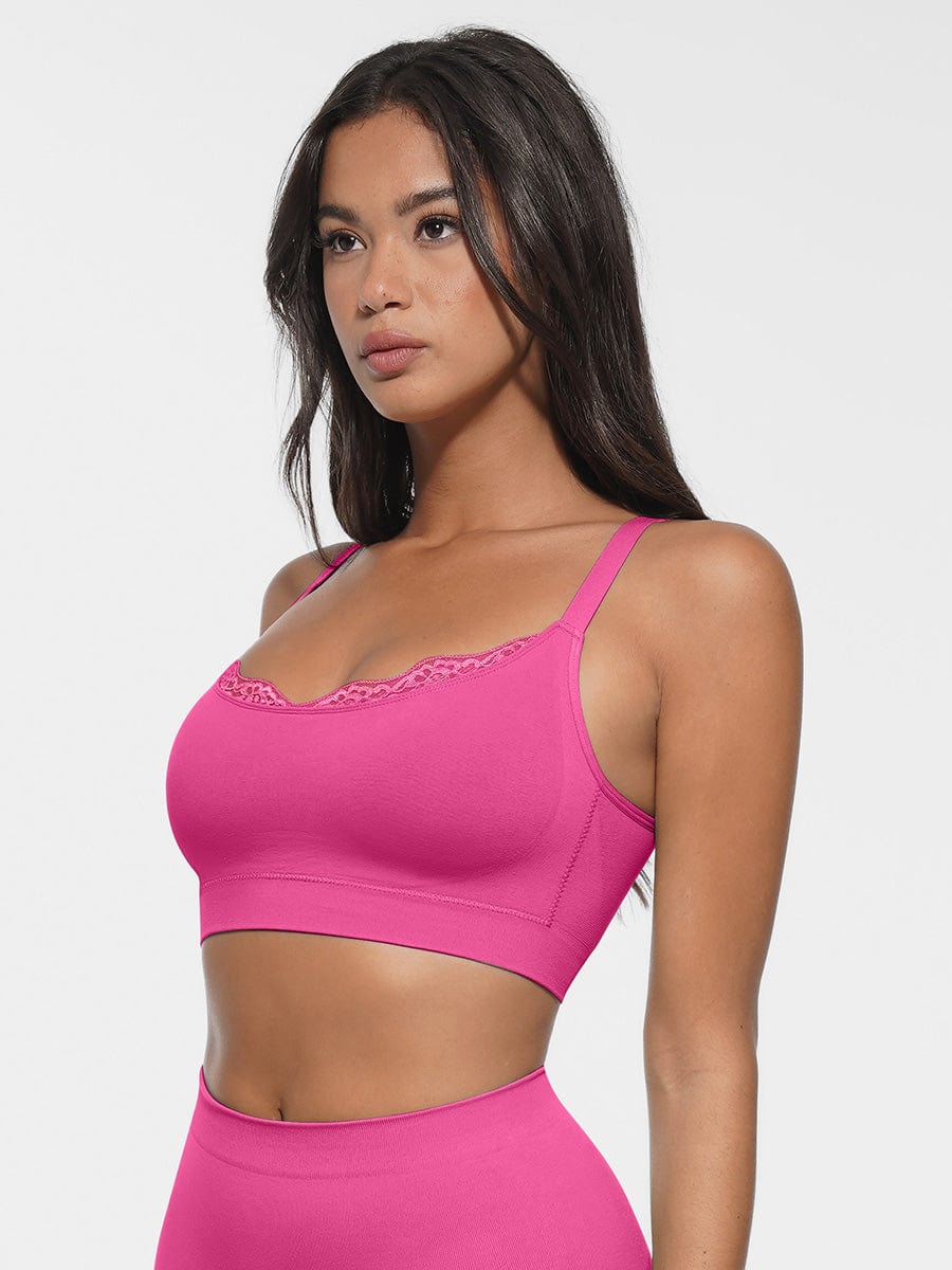 Seamless Scoop Neck Bralette