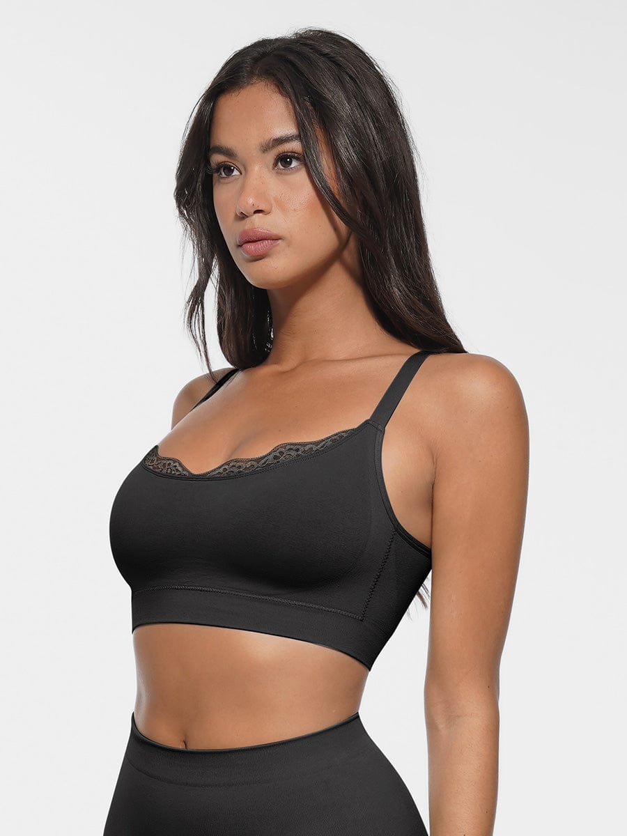 Seamless Scoop Neck Bralette