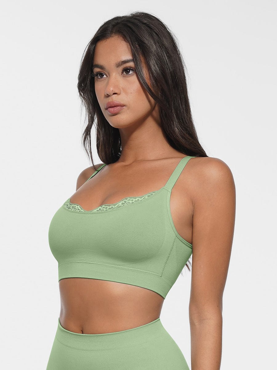 Seamless Scoop Neck Bralette