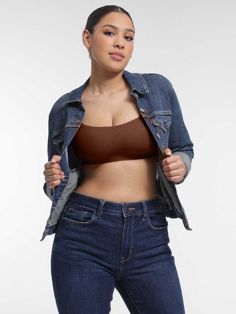 Double-Layer Stretch Bralette