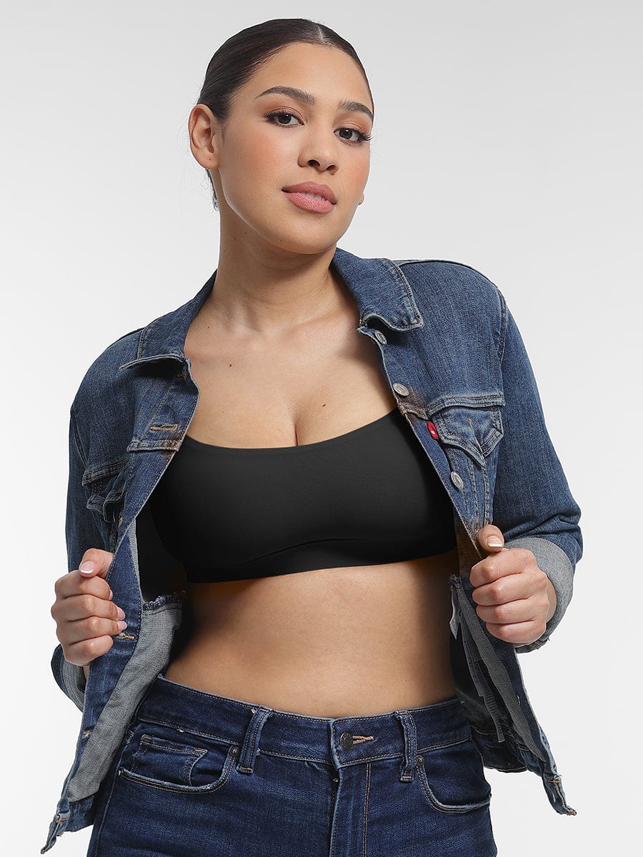 Double-Layer Stretch Bralette
