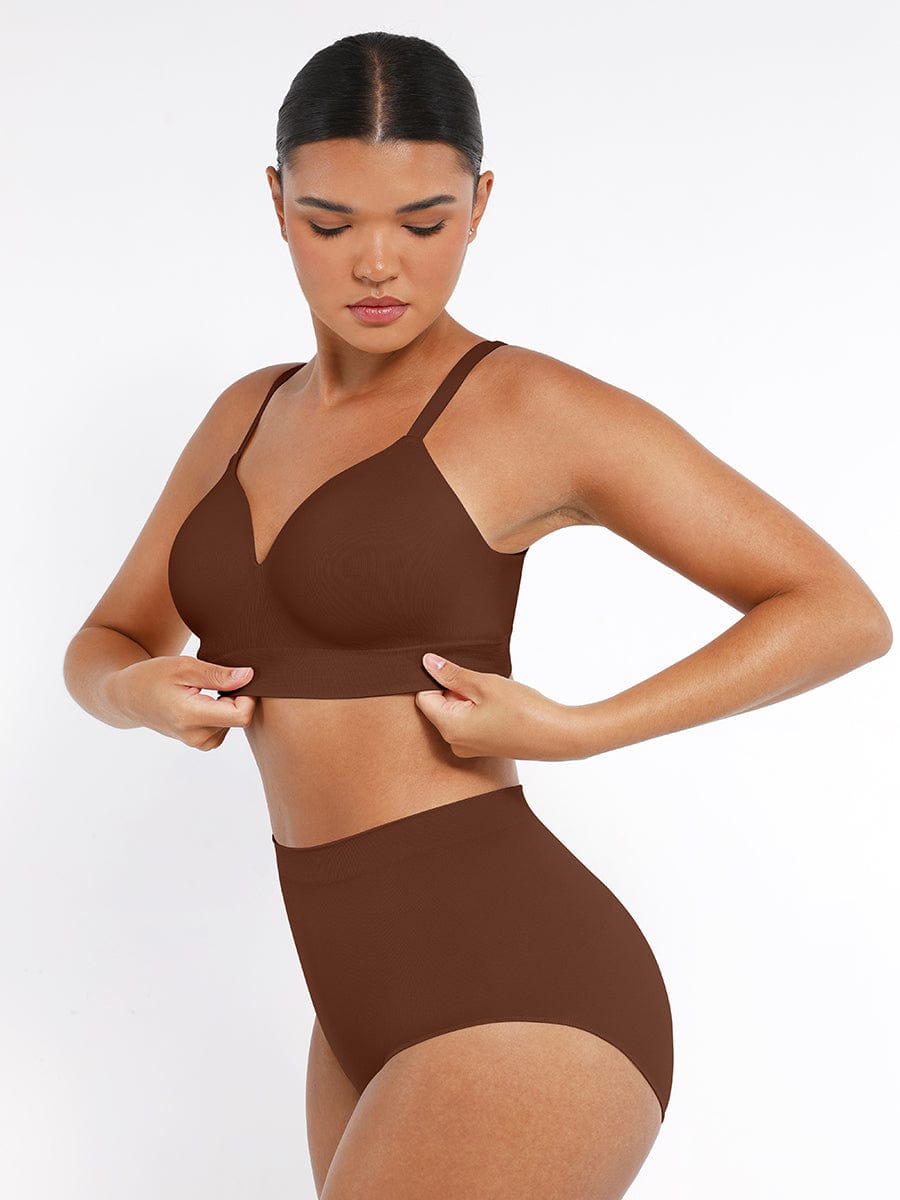 Double-Layer Wireless Bust Bra
