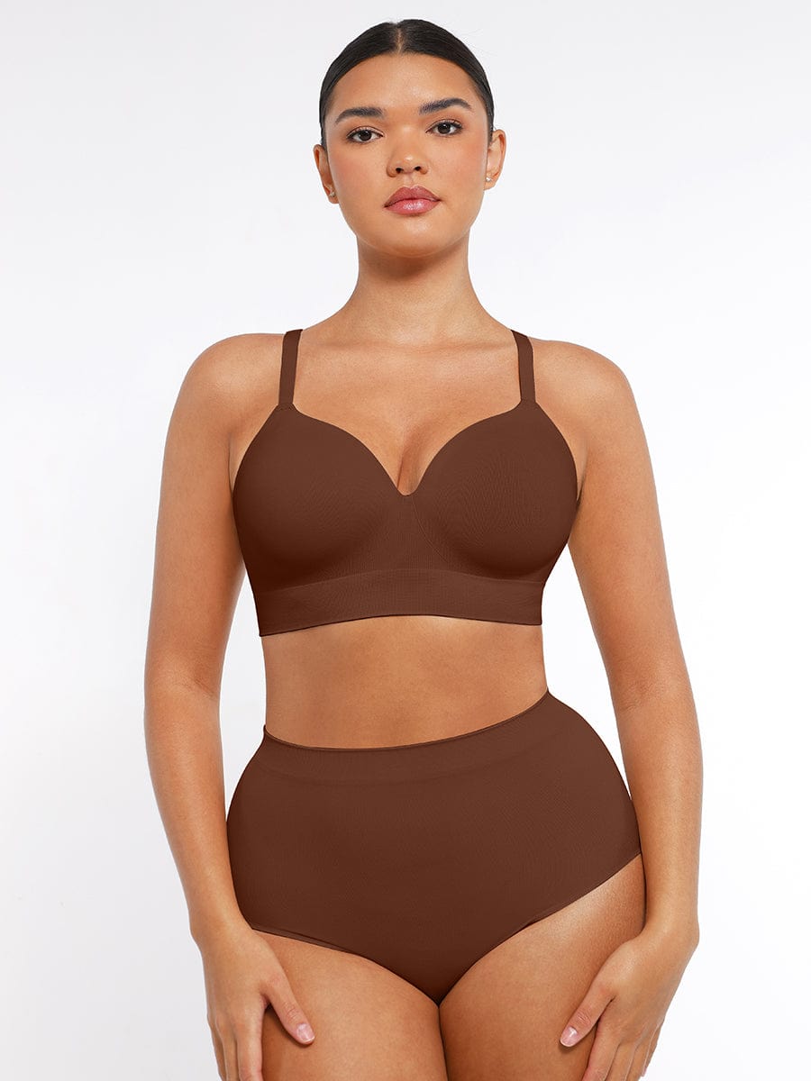 Double-Layer Wireless Bust Bra