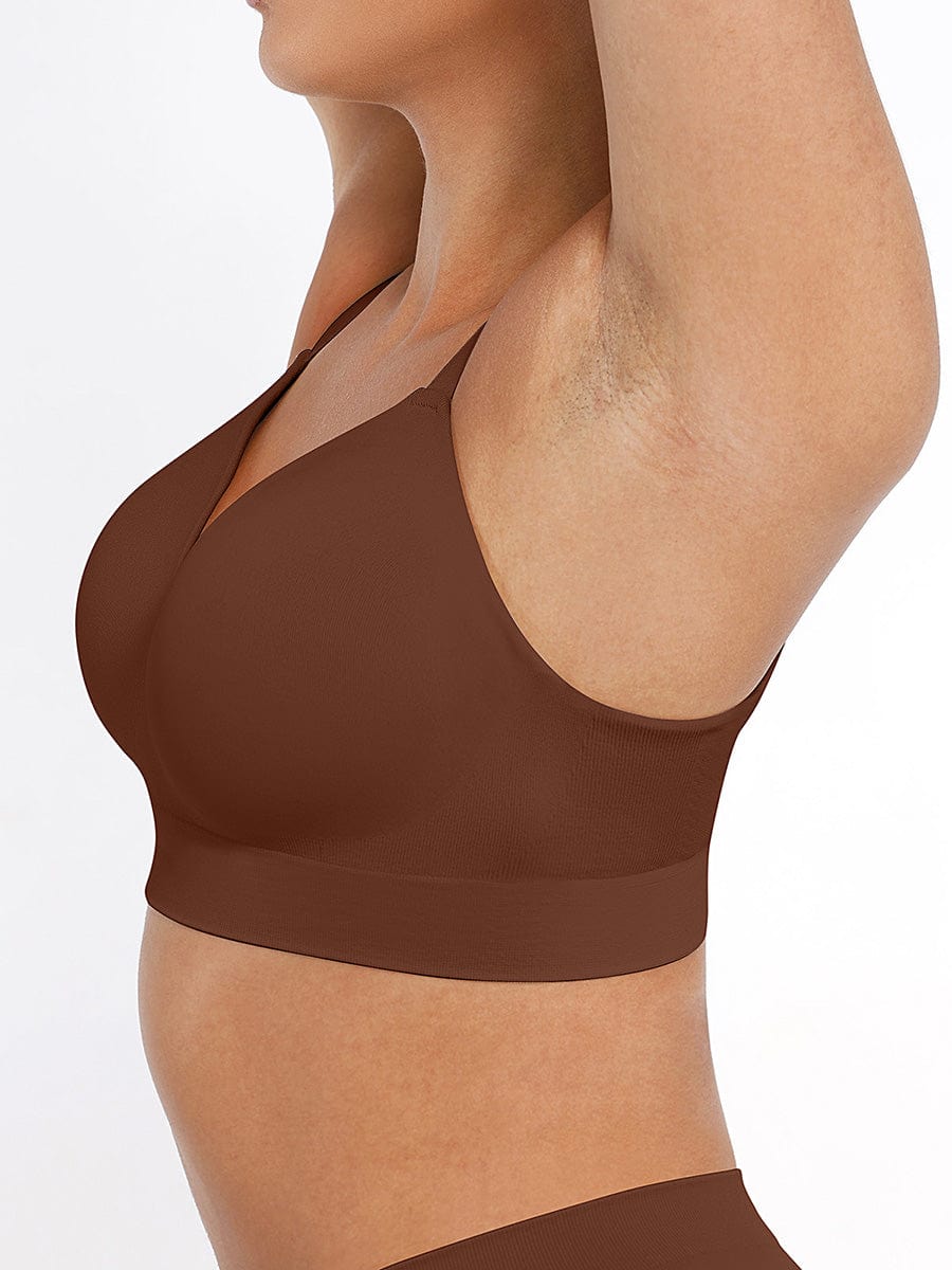 Double-Layer Wireless Bust Bra