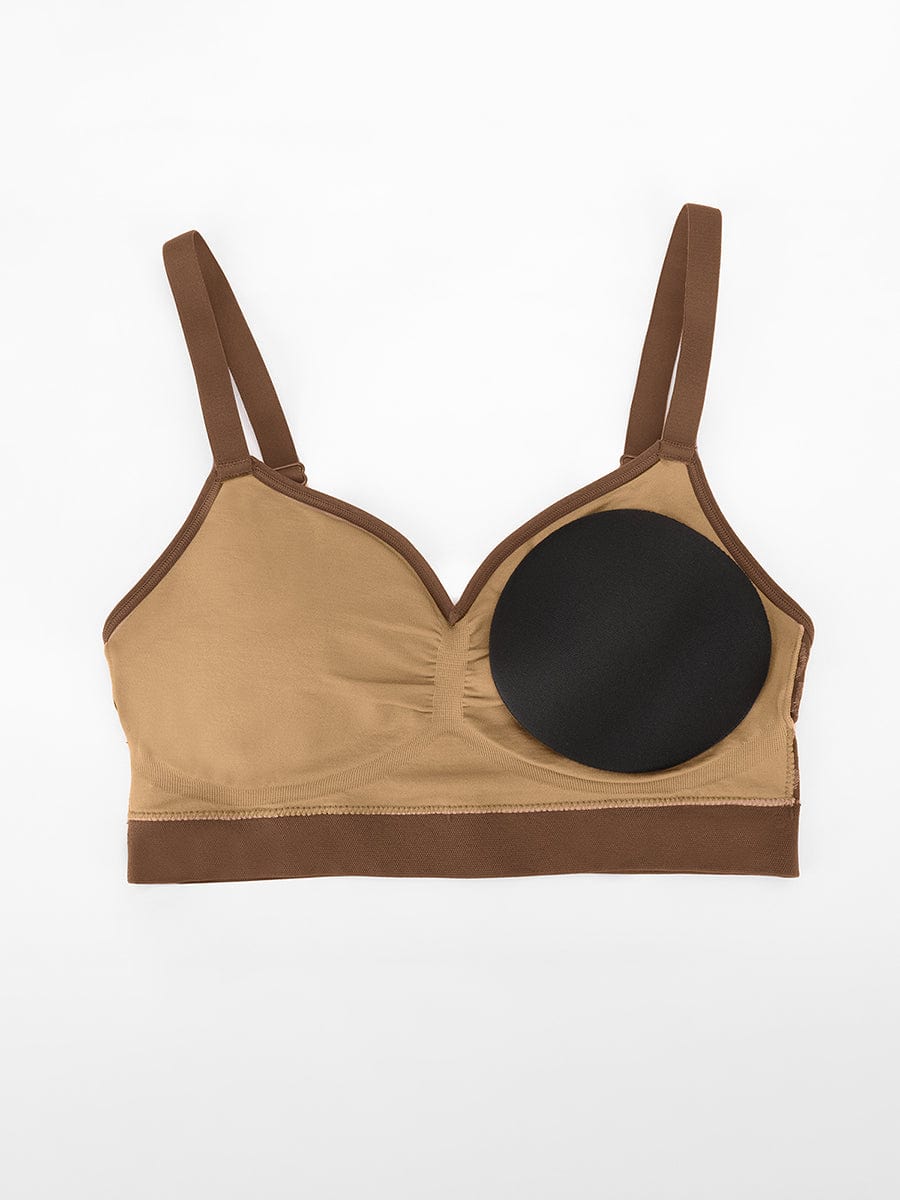 Double-Layer Bust Support Bralette