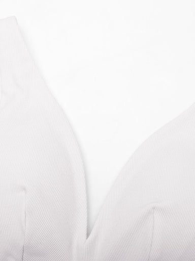 Deep V-Neck Ribbed Modal Bralette
