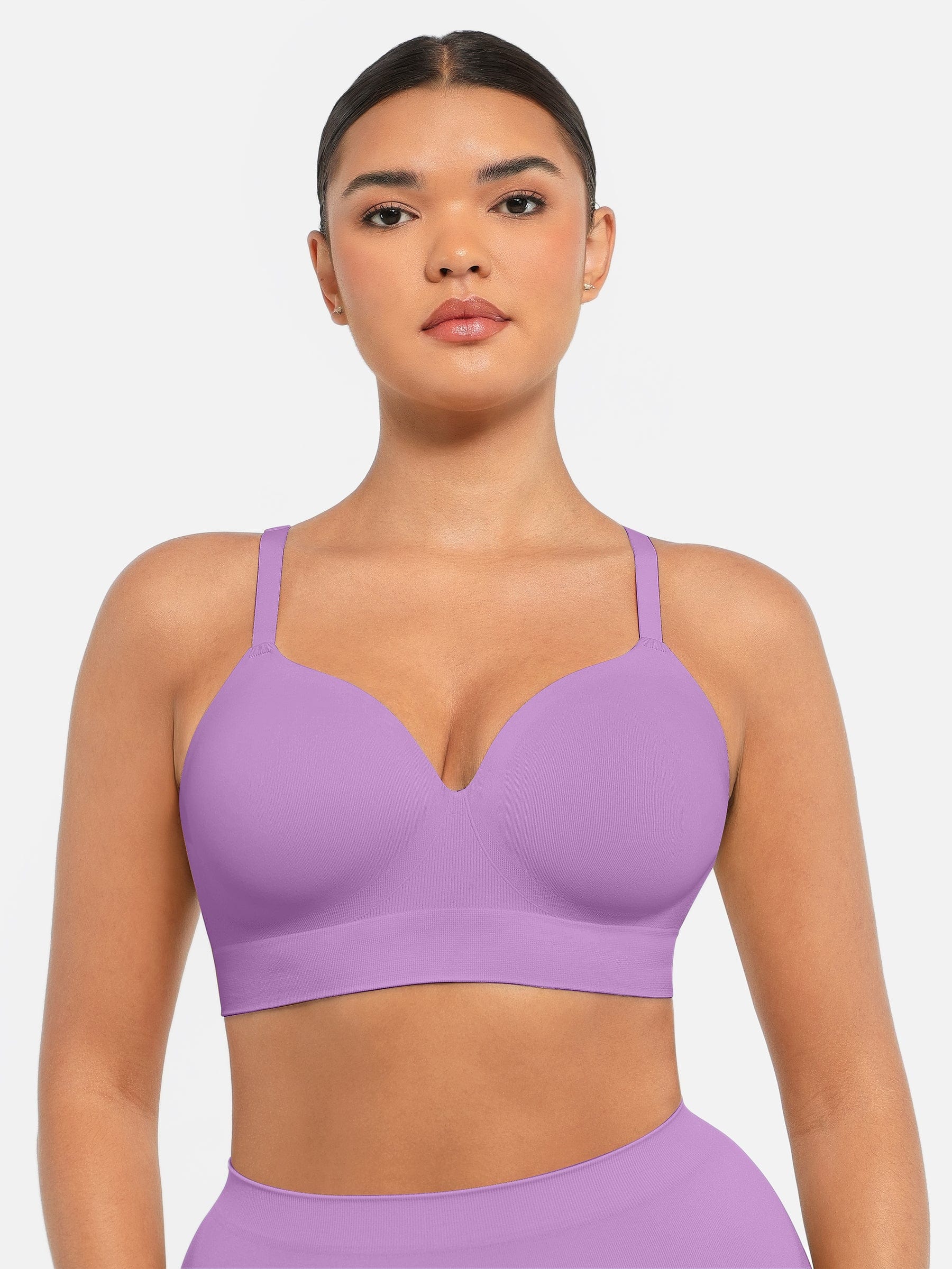 Double-Layer Wireless Bust Bra