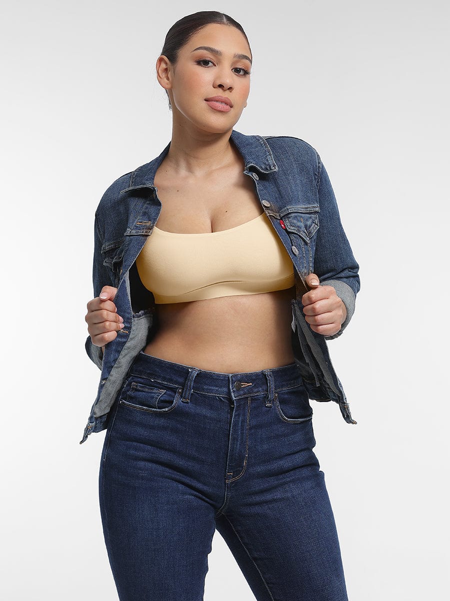 Double-Layer Stretch Bralette