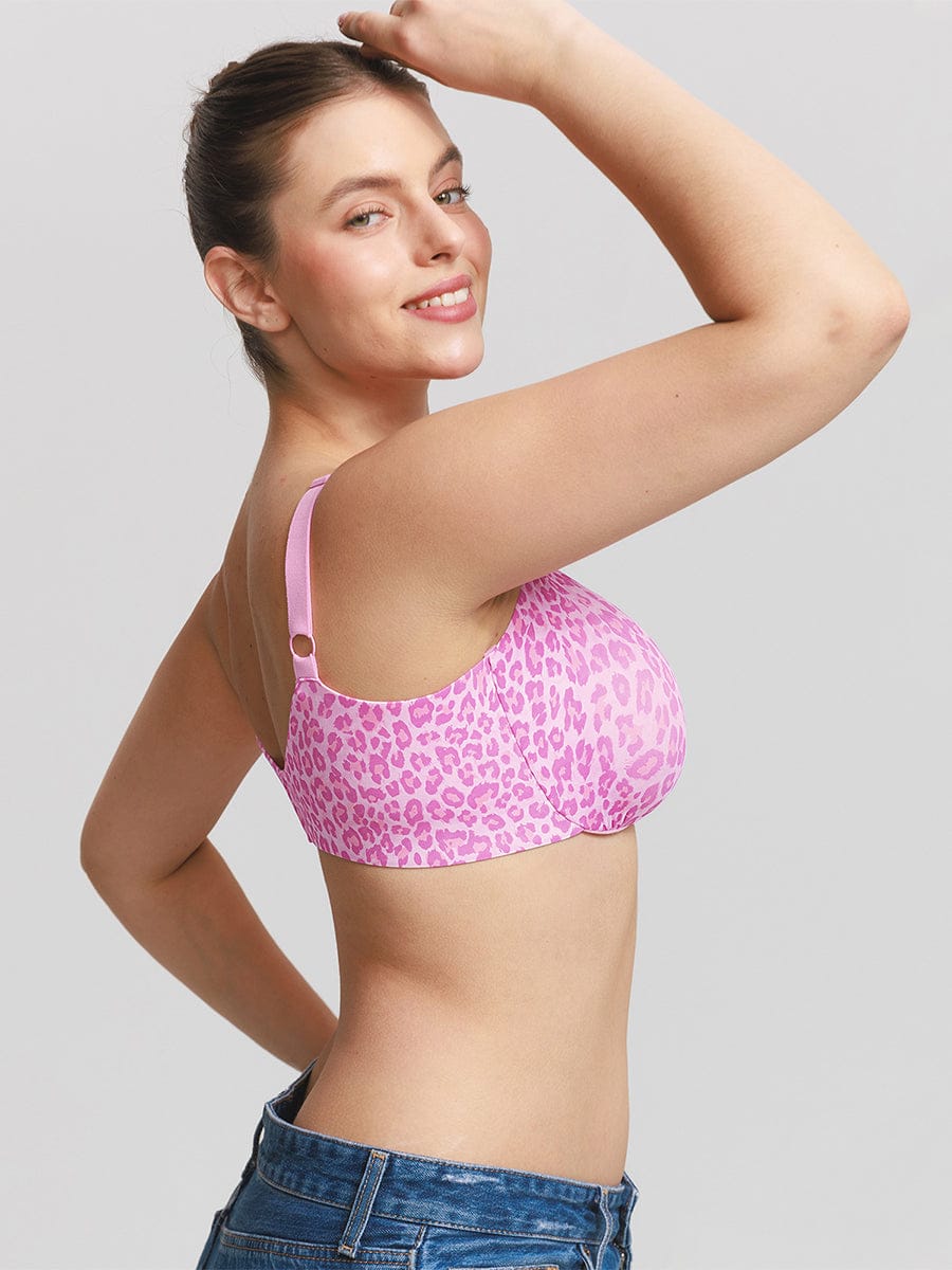 Deep V-Neck Side Support Bra