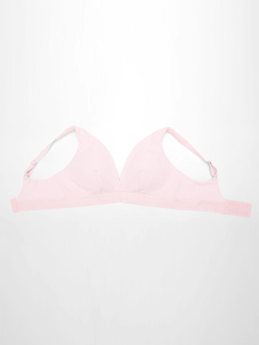 Deep V-Neck Ribbed Modal Bralette