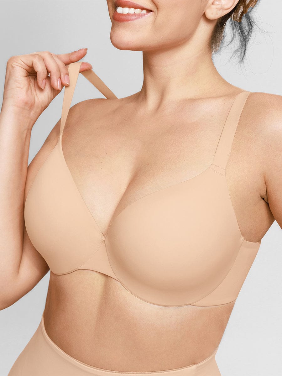 Seamless Push-Up Demi Bra