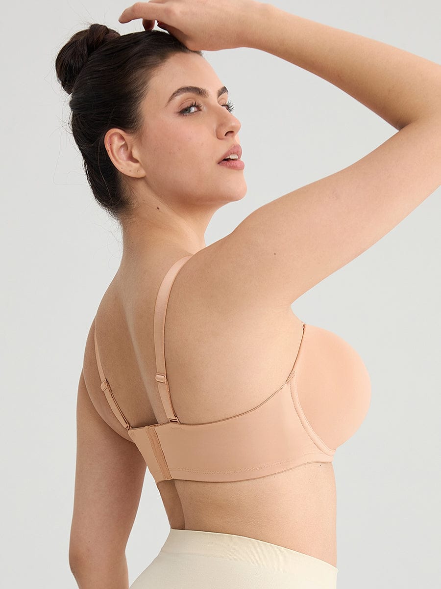 Strapless Gathering Support Bra