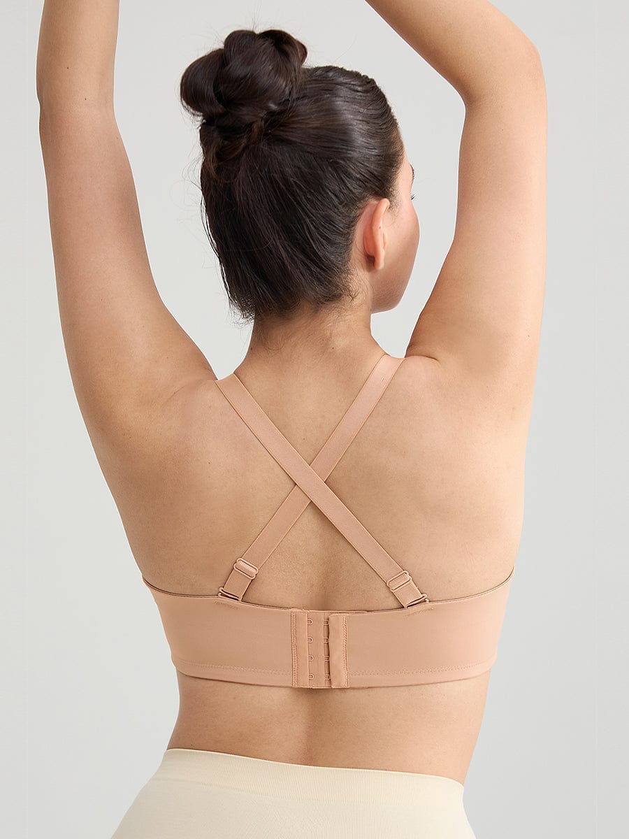 Strapless Gathering Support Bra