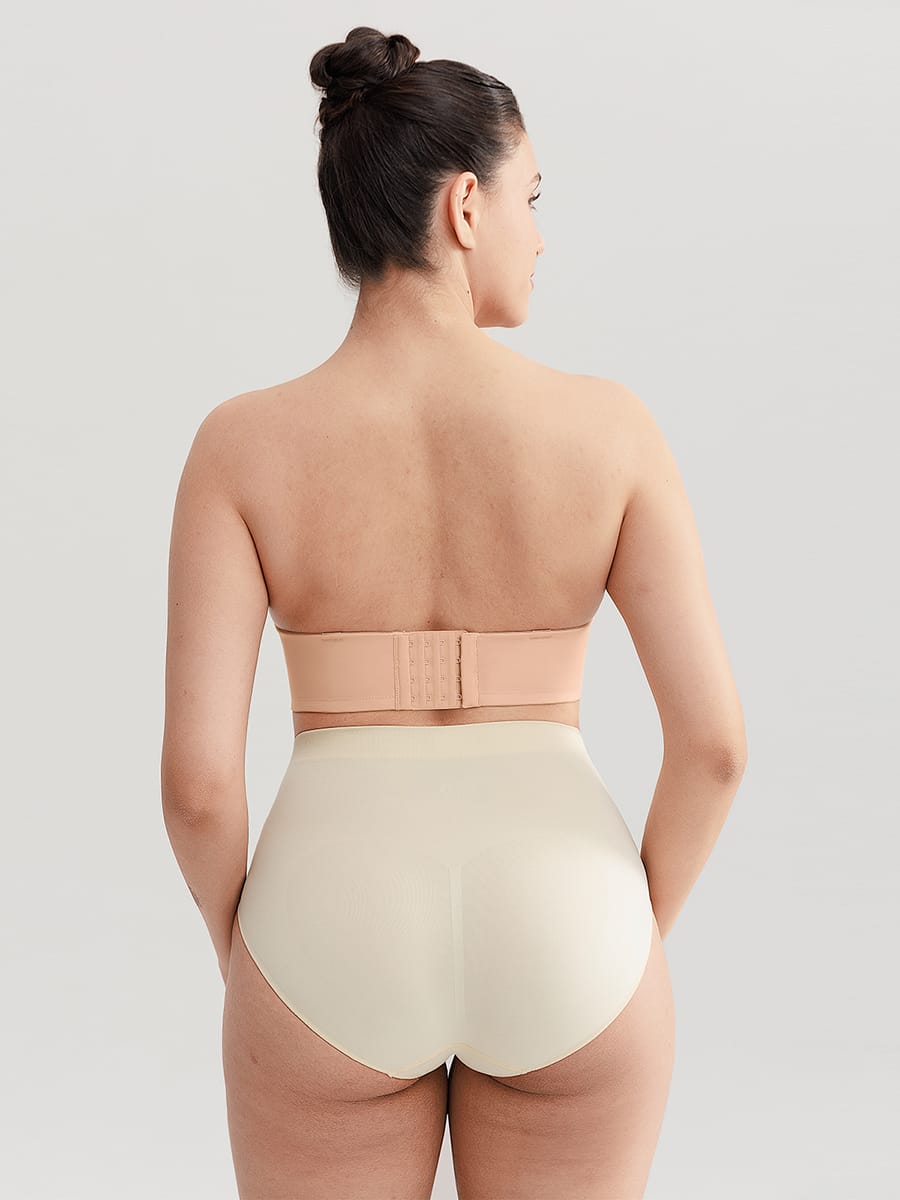 Strapless Gathering Support Bra