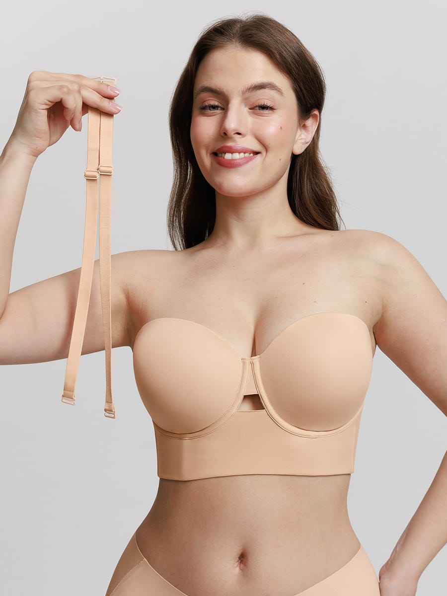 Anti-Slip Strapless Underwire Bra