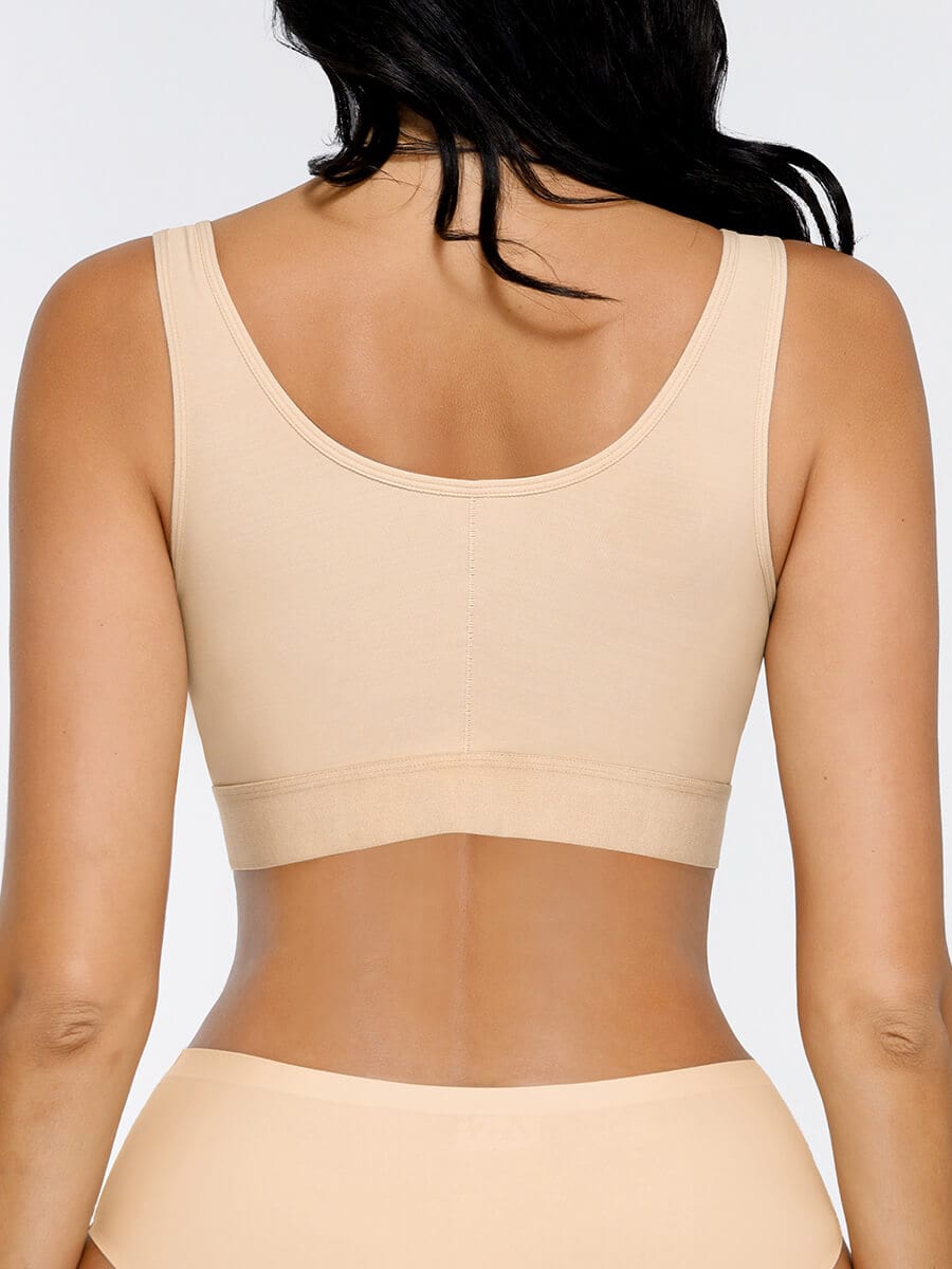 Triple Hook Front Closure Bra