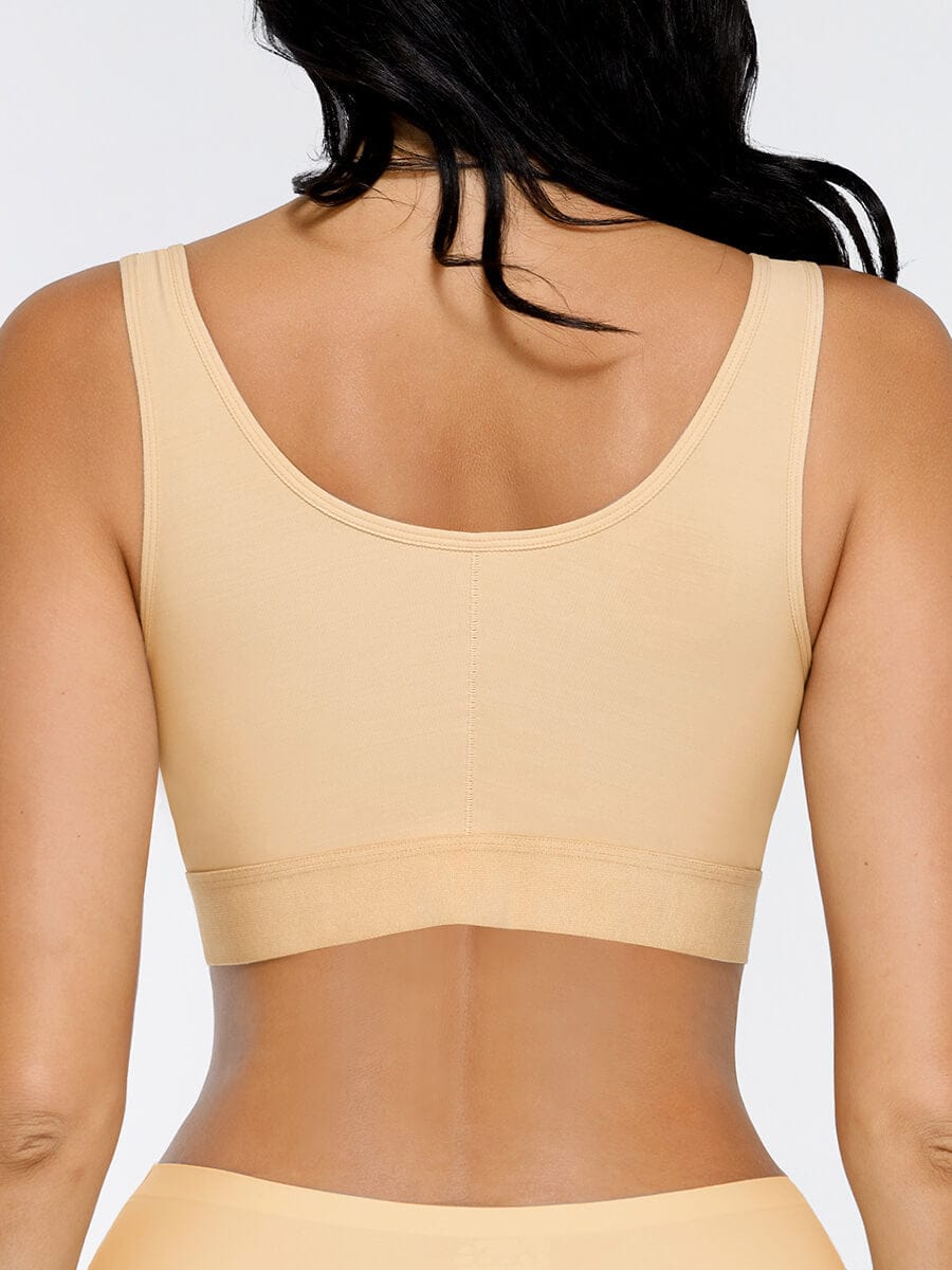 Triple Hook Front Closure Bra
