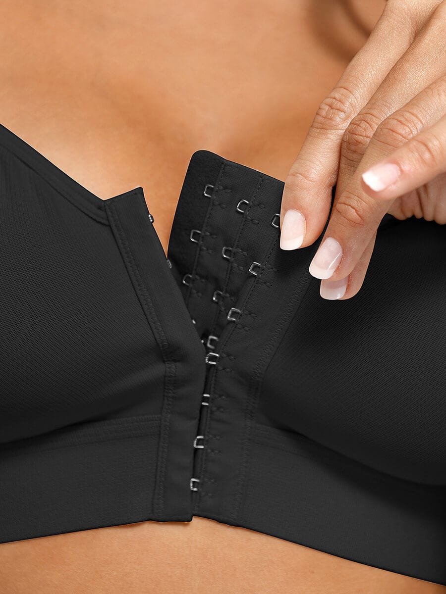 Front Closure Compression Bra