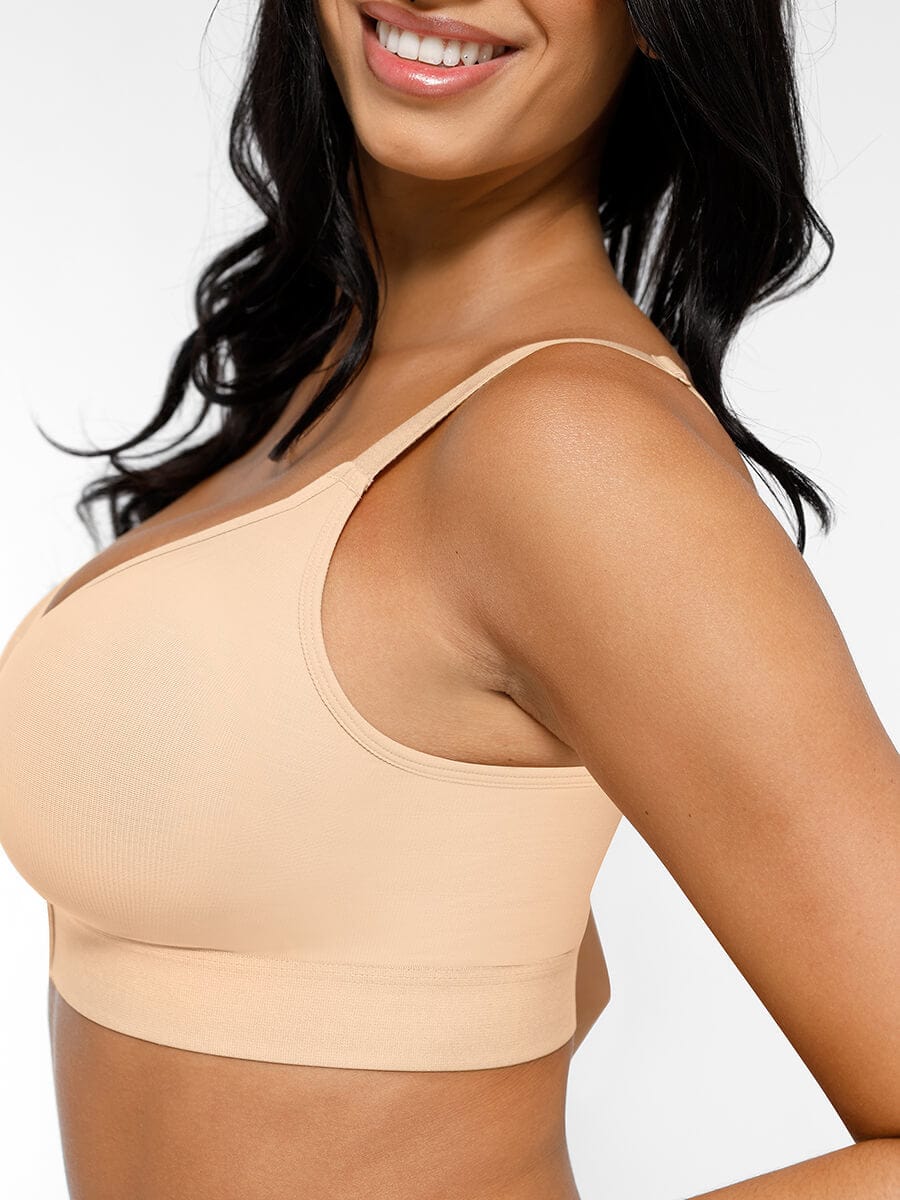 Front Closure Compression Bra