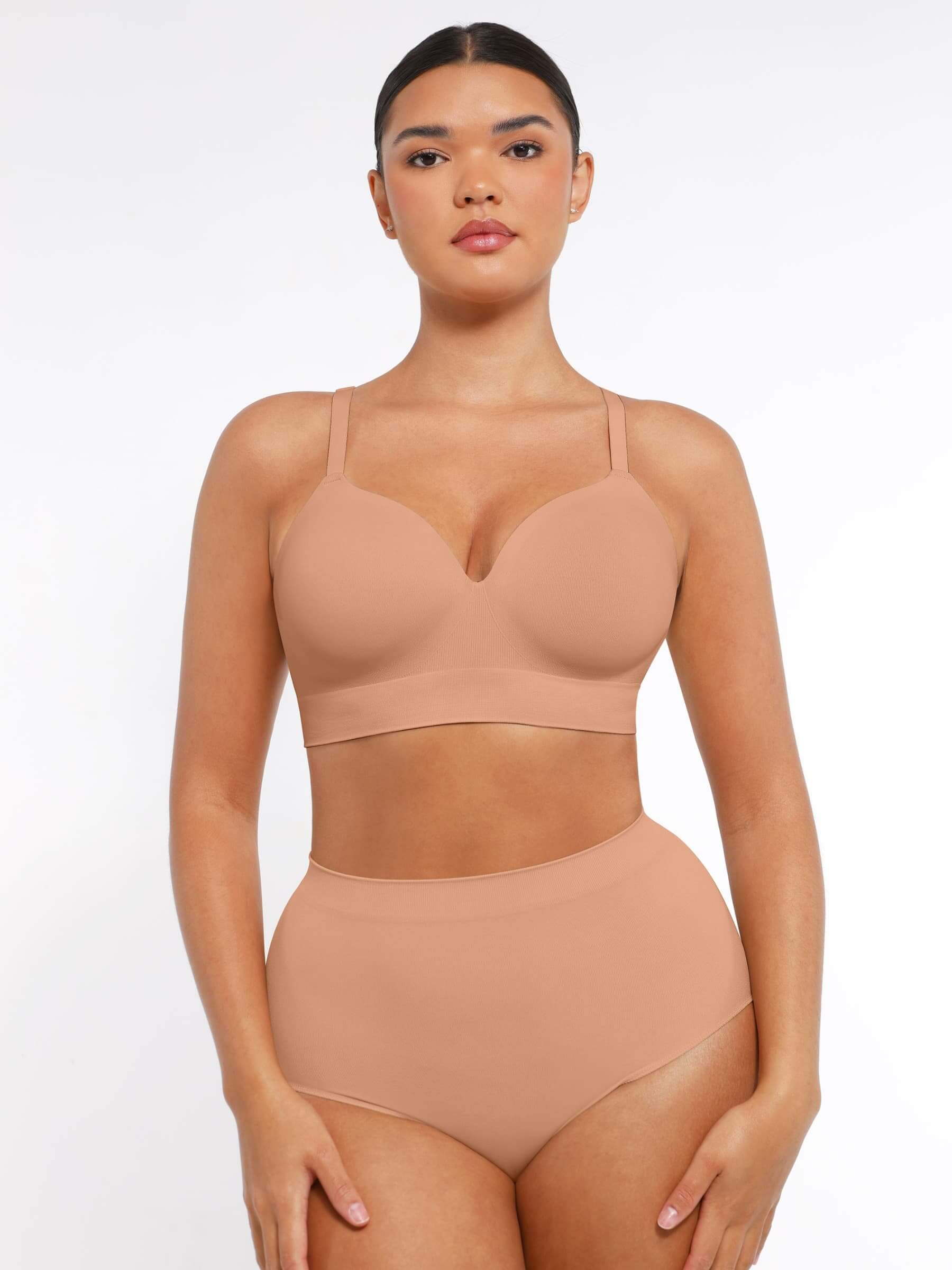 Double-Layer Wireless Bust Bra