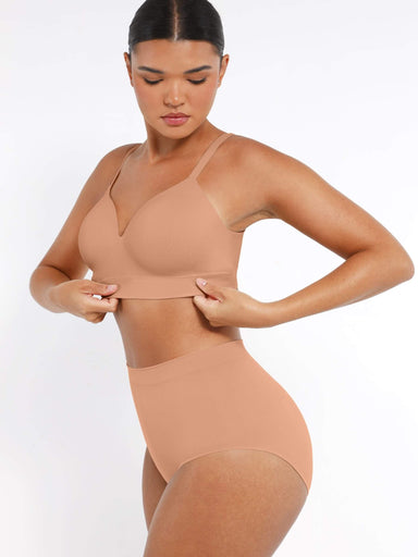 Seamless Wireless Support Bra
