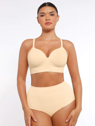 Seamless Wireless Support Bra
