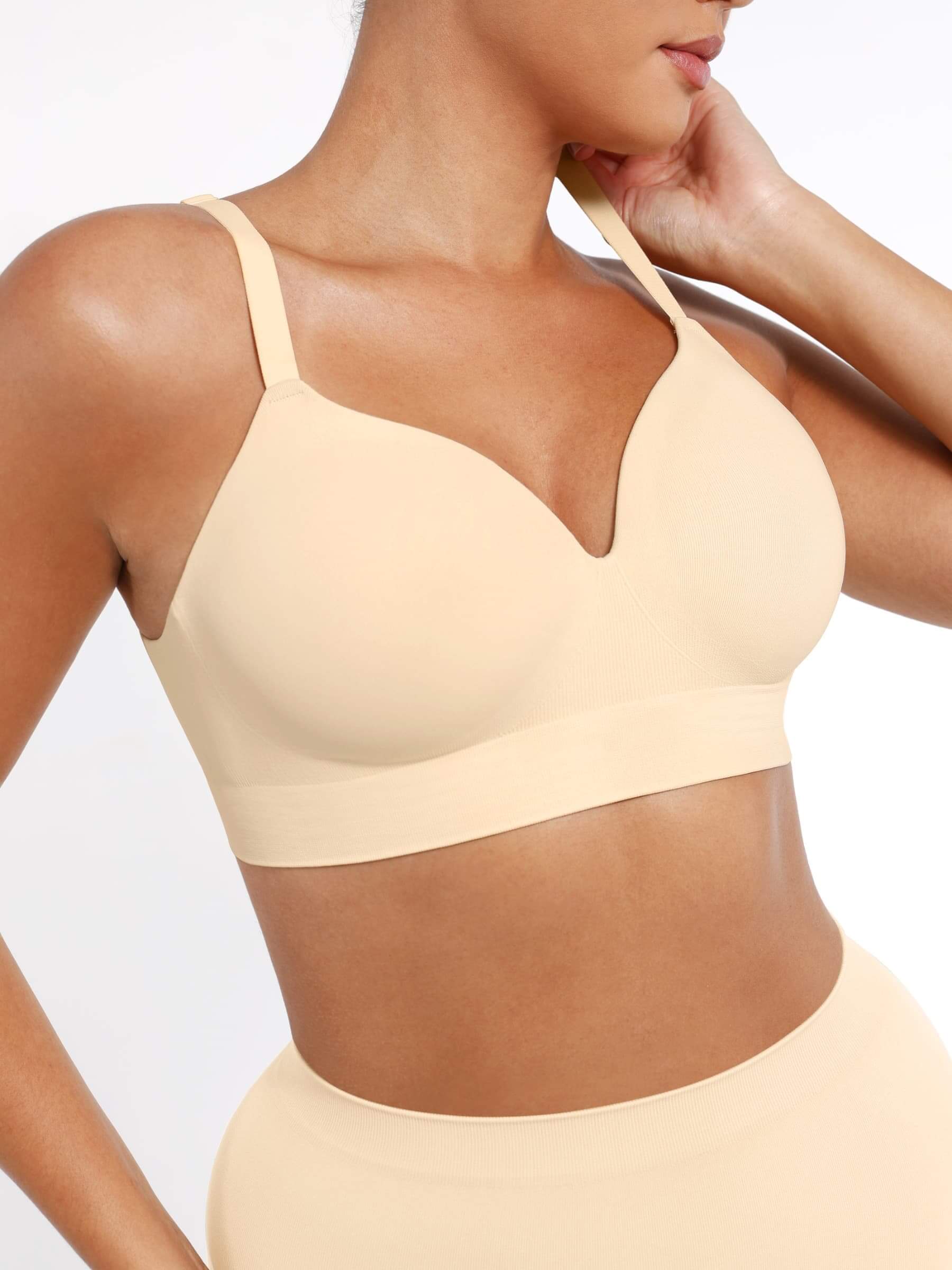 Double-Layer Wireless Bust Bra